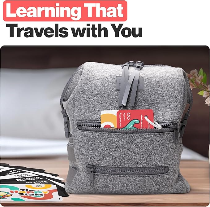 Happy Start High Contrast Baby Cards for Newborns - Black & White Cards, Water-Resistant, BPA-Free, Portable Educational Flashcards for Visual Stimulation, Award-Winning, Ages 0+(English & French)