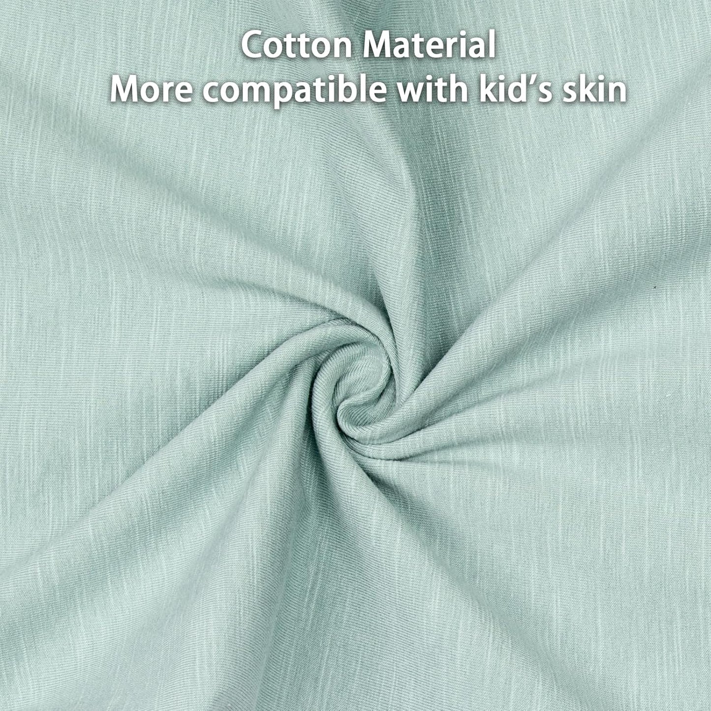 GUISBY Baby Short Sleeve Bodysuit Snap Crotch Closure Cotton Pajamas for Baby 3-Packs