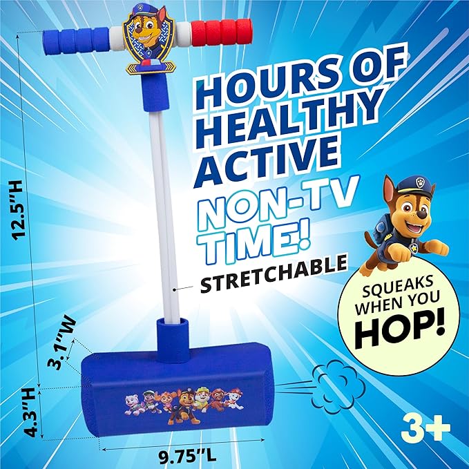 Flybar My First Foam Pogo Jumper for Kids Fun and Safe Pogo Stick for Toddlers, Durable Foam and Bungee Jumper for Ages 3 and up, Supports up to 250lbs