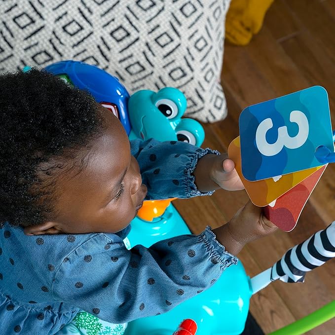 Baby Einstein Ocean Explorers Curiosity Cove 2-in-1 Educational Activity Jumper and Floor Toy, Max weight 25 lbs., Ages 6 Months+, Unisex