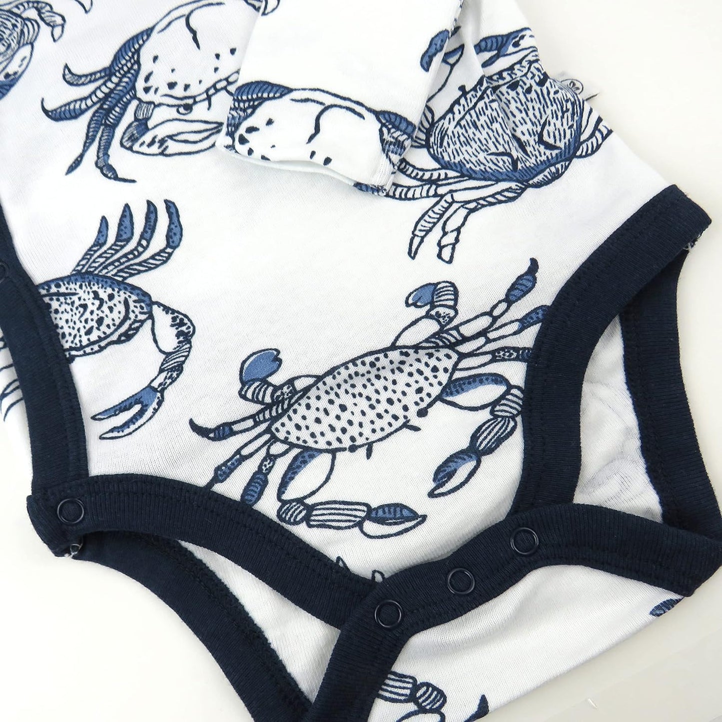 HonestBaby unisex-baby 3-pack Long Sleeve Side-snap Kimono Bodysuits Organic Cotton for Infant Baby Boys, Girls, Unisex