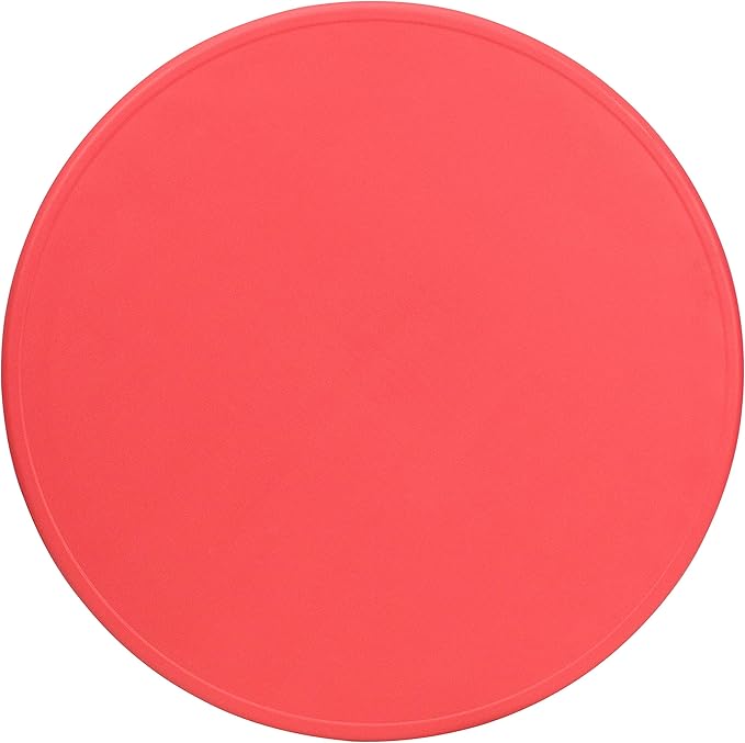 Flash Furniture Wren 45'' Round Red Plastic Height Adjustable Activity Table